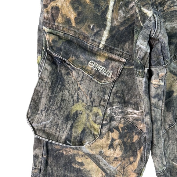 MAGELLAN Women’s Petite Camo Print Outdoor Hunting Fishing Cargo Pants Sz 27-28” - Picture 5 of 14